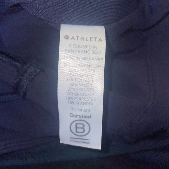 Athleta Women’s Crest Colorblock Tights Size Medium / Style 487742 - Picture 6 of 7